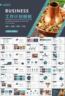火锅加盟连锁PPT模板