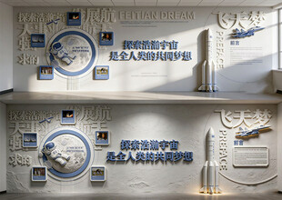 航天科技文化墙