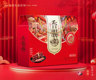 腊肠包装 香肠礼盒