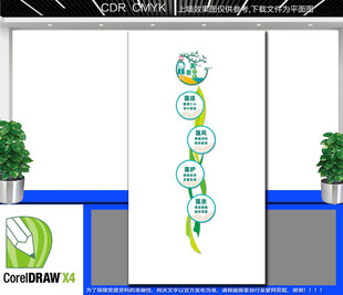 竖版医院文化墙
