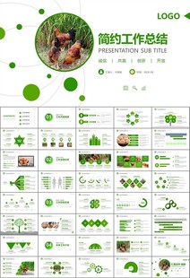 绿色生态农家鸡舍家禽养殖PPT