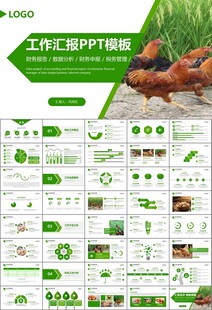 绿色生态农家鸡舍家禽养殖PPT