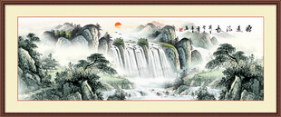 巨幅山水画
