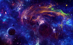 巨幅星空天花软膜