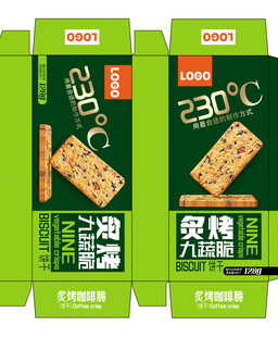 海苔肉松味苏打饼干包装