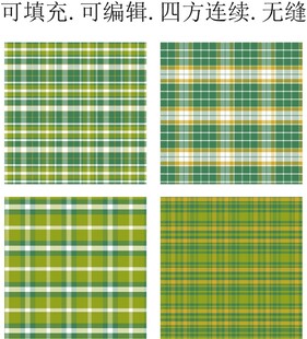 绿色格子面料  春夏格纹布 