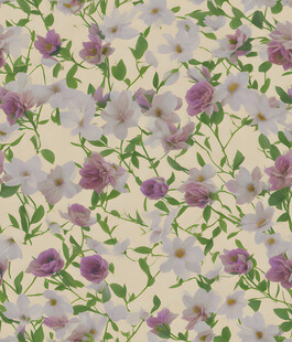 淡雅花卉图案纹理背景