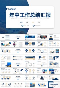 海底世界水族馆动态PPT模板