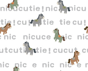 多彩卡通动物图案集合