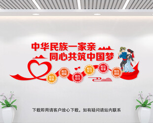 民族团结文化墙