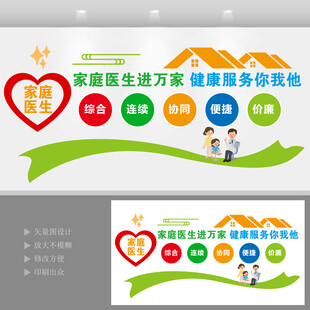 家庭医生文化墙
