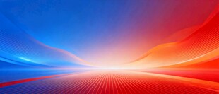 红蓝渐变炫彩光影背景