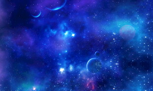 蓝色星空软膜天花