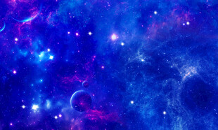 璀璨星空背景灯箱