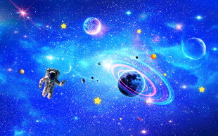 蓝色星空