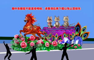 2026年彩灯花灯 马年灯会 