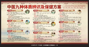 中医体质辨识及保健方案