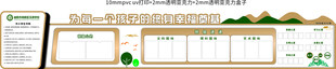 简约日程规划模板 学校文化墙
