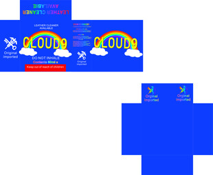 蓝色卡通风格活动物料设计