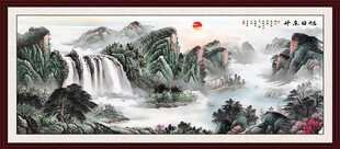 沙发背景墙挂画 