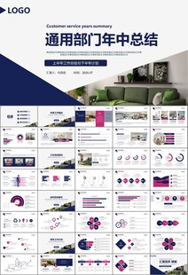 高端家居装饰室内设计PPT模板