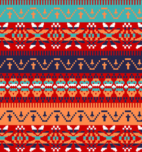 民族风几何图案纹理