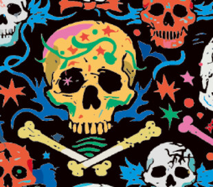 多彩骷髅