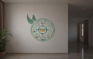 平衡膳食文化墙