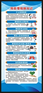 世界慢阻肺日展架