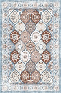 复古几何花纹地毯图案