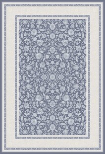 蓝白花纹精美地毯图案