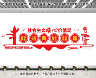 社会主义核心价值观文化墙