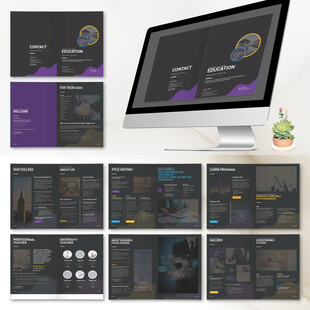 高端画册InDesign模板