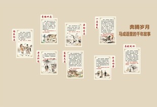 马年文化墙