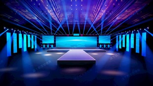 炫酷舞台灯光秀场景