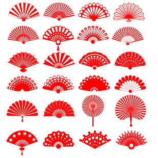 扇子 矢量