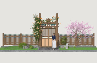 精品民宿大门