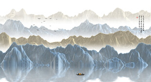 水墨群山