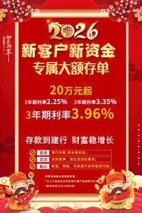 2026存款海报