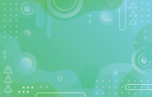 清新渐变几何背景图