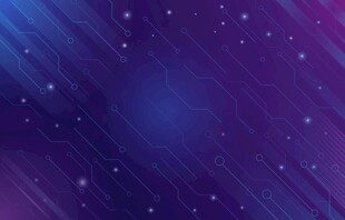 梦幻紫色星空背景图