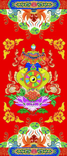 藏式蒙式婚礼地毯地台包柱