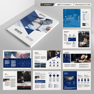 律师事务所画册版式设计