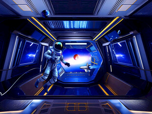 宇宙星空太空舱