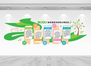 心理健康文化墙