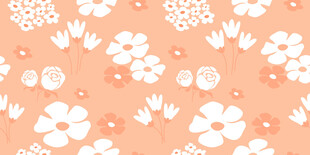 粉色花卉图案背景