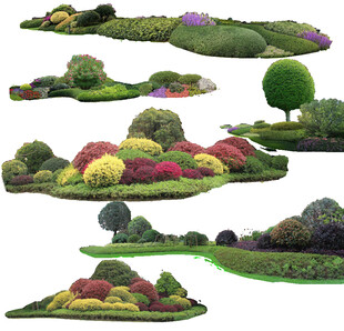 地被绿篱灌木组团01