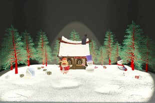 雪屋3D模型