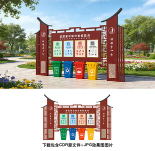 垃圾分类投放点