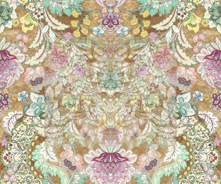 复古华丽花纹图案